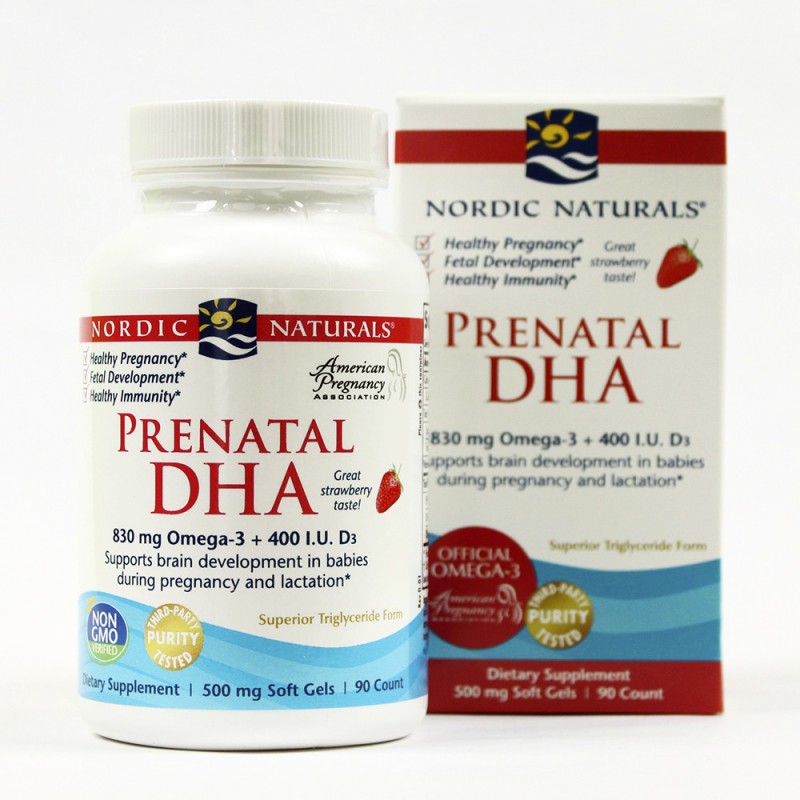 Prenatal DHA 830 mg Strawberry - 90...