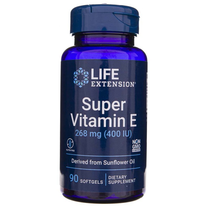 Super Vitamin E, 400 IU, 90 softgels